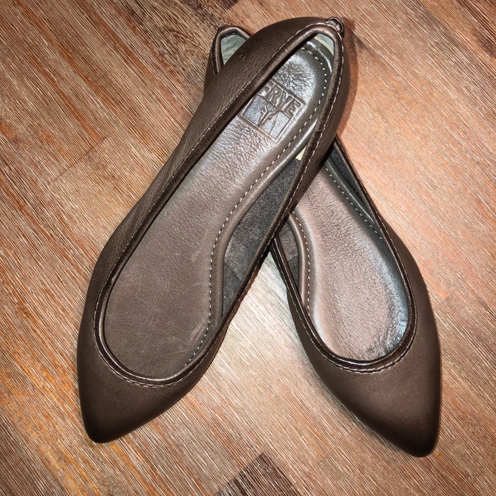 Frye Regina Ballet-SVL Grey 5.5M